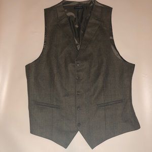 Grey dress vest size medium
